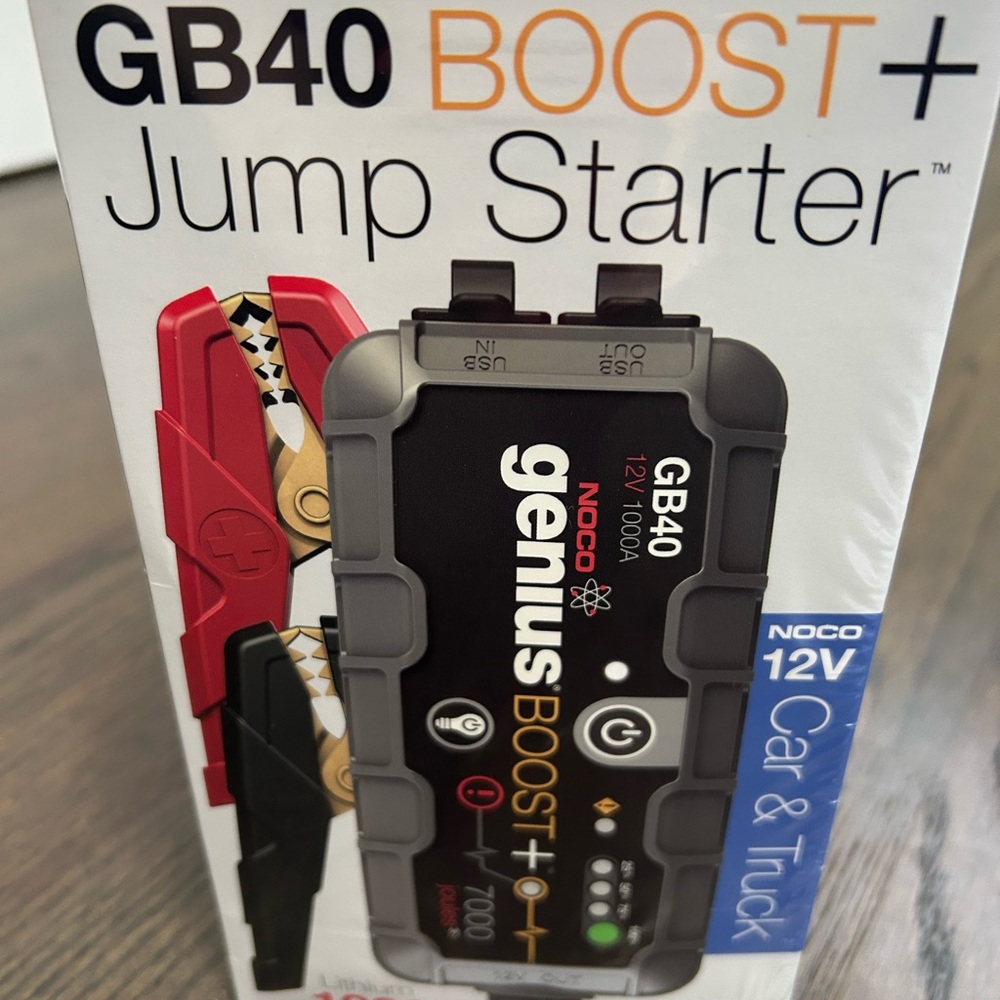 NOCO Genius Boost+ GB40 12V Jump Starter - Black & Red